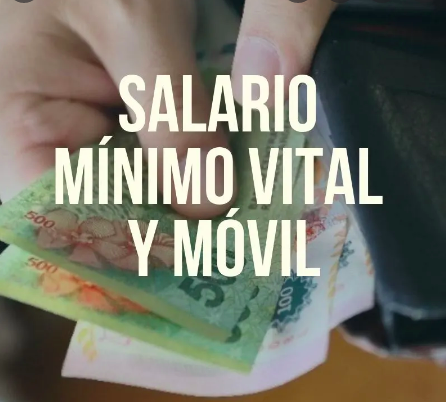 Aumento salario mínimo vital y móvil