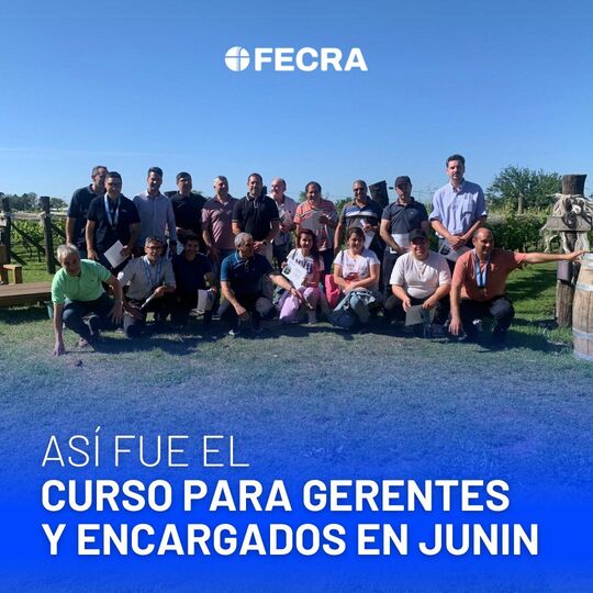 Se realizo el curso para gerentes y encargados en Junin.PBA